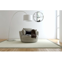 Nástenné hodiny Unique 50cm, Flexistyle z21f strieborná 